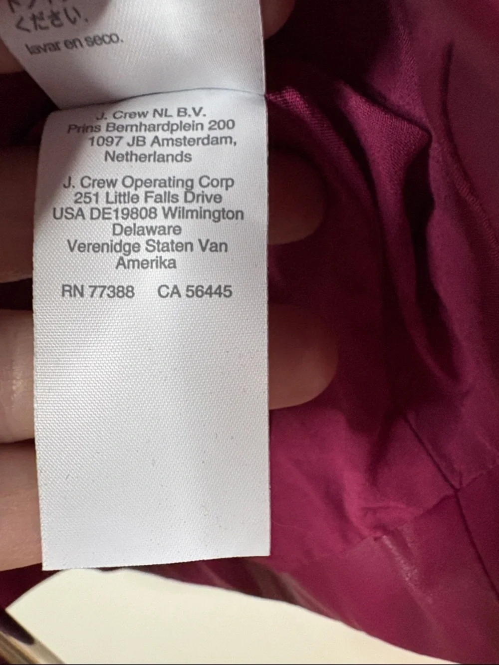 J. Crew Magenta Vegan Leather Shift Dress | S